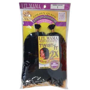 Golden Queen LI'L MAMA AFRO BRAIDING TWIST IT 2X