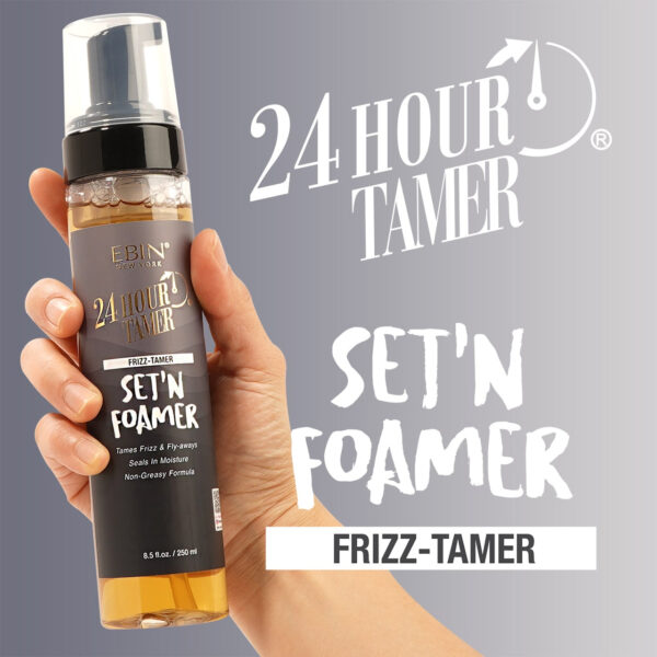 EBIN NEW YORK 24 HOUR TAMER SET'N FOAMER 3.38OZ (100ML) - FRIZZ-TAMER - Image 7