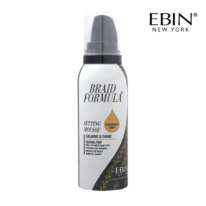 EBIN NEW YORK BRAID FORMULA SETTING MOUSSE 2.7OZ - SETTING MOUSSE 2.7OZ - CALMING & SHINE(ROSEMARY MINT + BIOTIN)