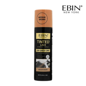 EBIN NEW YORK QUICK TINTED LACE SPRAY 100ML - MEDIUM DARK BROWN