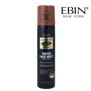 EBIN NEW YORK WONDER BOND TINTED LACE MELT AEROSOL SPRAY 100ML - MEDIUM DARK BROWN