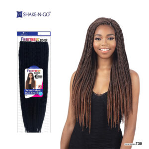 SHAKE-N-GO 3X INDIVIDUAL BOX BRAID 22"