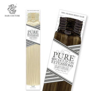 Hair Couture 9pcs PureClip Cream 16"