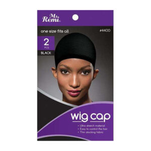 ANNIE Ms. Remi Wig Cap 2Pc Black
