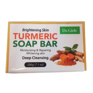 Dr. Girls Brightening Skin TURMERIC SOAP BAR - WHITE 200g (7.1oz)