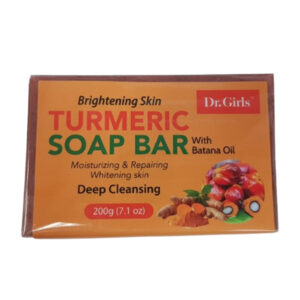 Dr. Girls Brightening Skin TURMERIC SOAP BAR - with Batana Oil 200g (7.1oz)