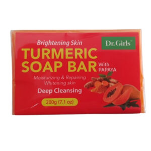 Dr. Girls Brightening Skin TURMERIC SOAP BAR - with PAPAYA 200g (7.1oz)