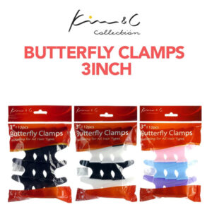 KIM & C Butterfly Clamps 3" (12pcs)