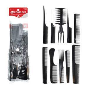 KIM & C 10pcs Comb Set - Black