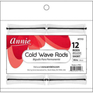 Annie Cold Wave Rods Short 12Ct - White