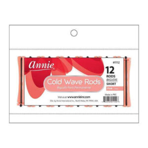 ANNIE Cold Wave Rods Short 12Ct - Pink