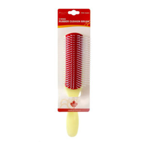 KIM & C RUBBER CUSHION BRUSH 9 ROWS