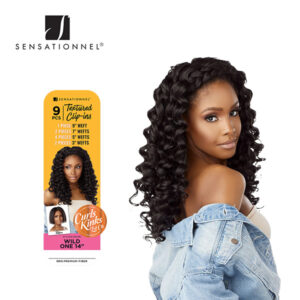 Sensationnel Curls Kinks & Co Hair Textured Clip-In 9 Pcs WILD ONE 14"