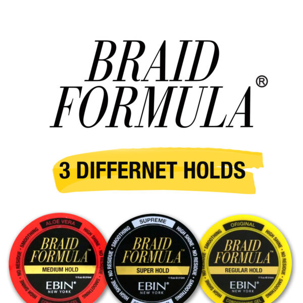 EBIN NEW YORK BRAID FORMULA 180ML (6.35OZ) - REGULAR HOLD - Image 2