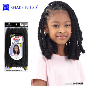 SHAKE-N-GO 3X KIDS CUBAN TWIST SOFT&NATURAL 12"