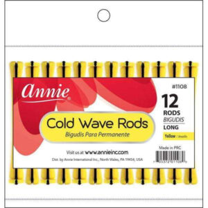 ANNIE Cold Wave Rods Long 12Ct - Yellow