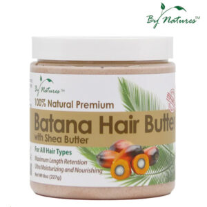 By Natures 100% Natural Premium Batana Hair Butter with Shea Butter 8oz (227g)