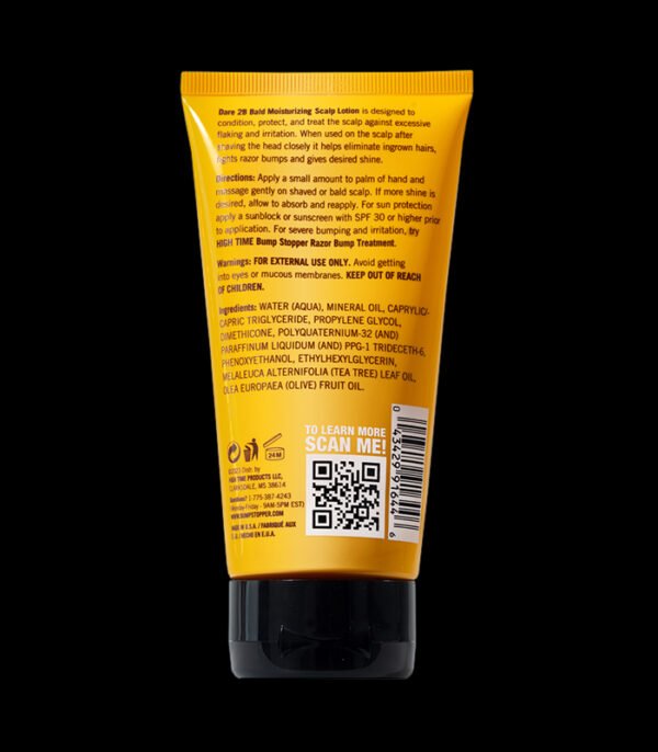 High Time DARE 2B BALD MOISTURIZING SCALP LOTION 4.75 OZ - Image 4