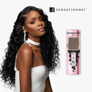 SENSATIONNEL PEARLISH 4X5 HD LACE CLOSURE EURO DEEP 12″