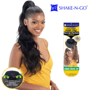 Shake-N-Go Secret Pocket Pony Pro - LOOSE WAVE 26"