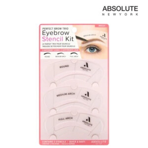 ABSOLUTE PERFECT BROW TRIO EYEBROW STENCIL KIT #MESC01