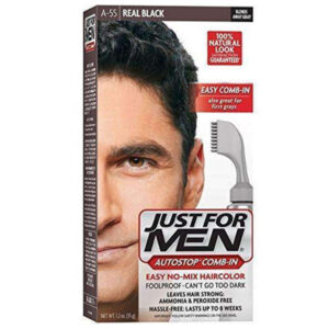 JUST FOR MEN AUTOSTOP COME-IN HAIR COLOR - REAL BLACK