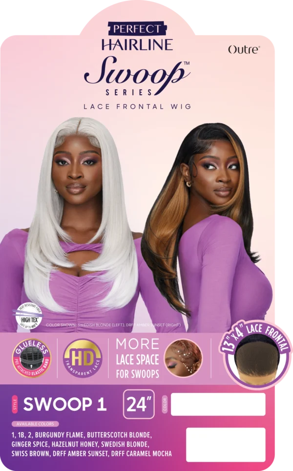 Outre LACE FRONT WIG-PERFECT HAIR LINE 13X4-SWOOP SERIES-SWOOP1 - Image 7
