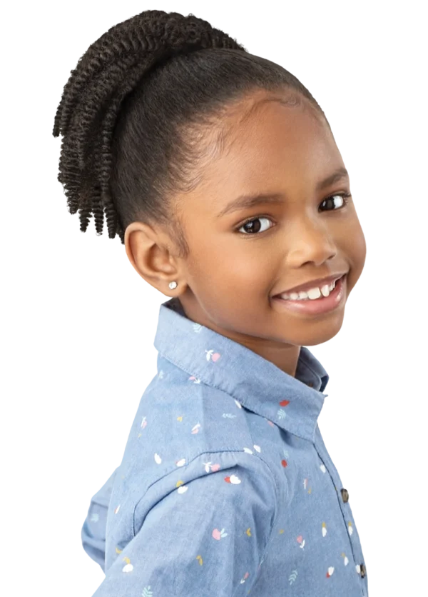 Outre X-PRESSION LIL LOOKS - DRAWSTRING PONYTAIL - SPRING TWIST 8″ - Image 5