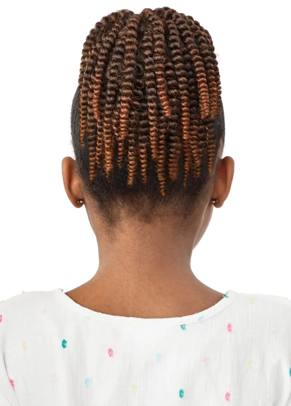 Outre X-PRESSION LIL LOOKS - DRAWSTRING PONYTAIL - SPRING TWIST 8″ - Image 4