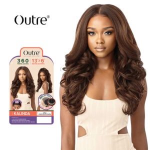 OUTRE 100% HUMAN HAIR BLEND 360 FRONTAL LACE WIG - KALINDA