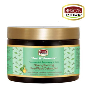 African Pride Feel It Formula Peppermint, Rosemary & Sage Pre-Wash Detangler 12 oz