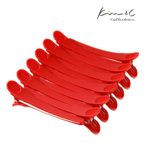 KIM & C All Purpose Sectioning Clips 12pcs - Red