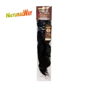 NaturalWay Synthetic Clip in Brushed Wave 7pcs 24"