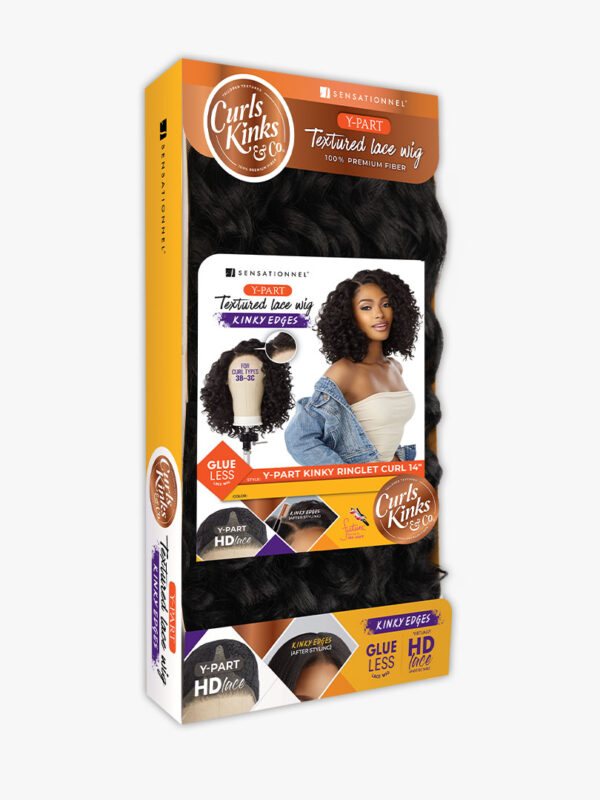 SENSATIONNEL KINKY EDGE Y-PART - RINGLET CURL 14″ - Image 7