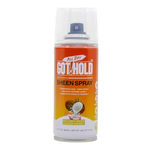 ALL DAY GOT HOLD SHEEN SPRAY Coconut Water and Rose Water - Image 2