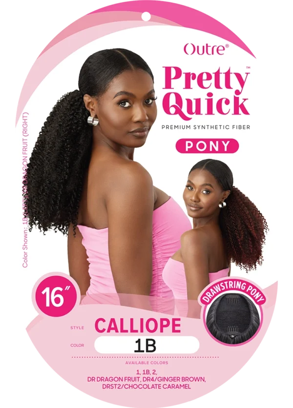OUTRE DRAWSTRING PONYTAILS PRETTY QUICK - DRAWSTRING PONY - CALLIOPE - Image 6