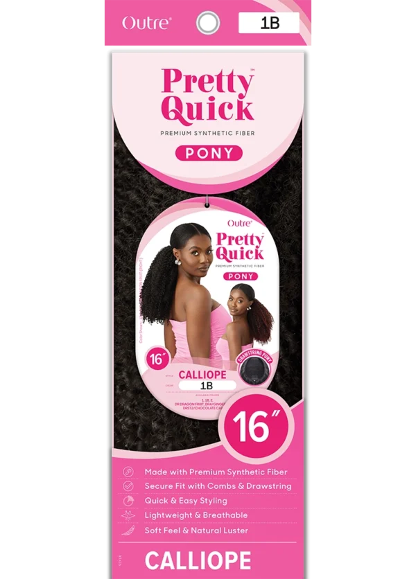 OUTRE DRAWSTRING PONYTAILS PRETTY QUICK - DRAWSTRING PONY - CALLIOPE - Image 7