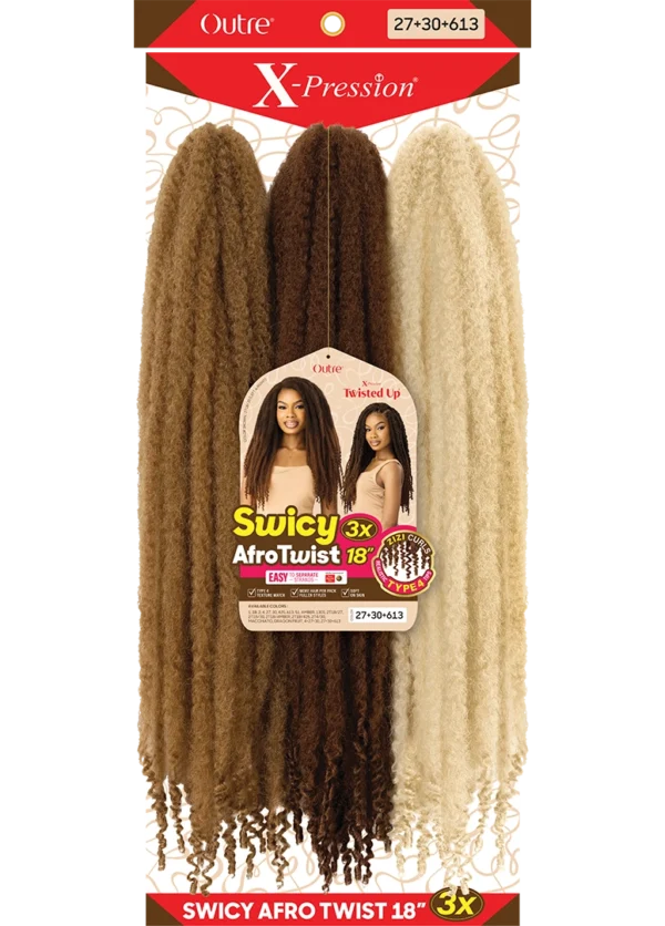 OUTRE X-PRESSION - TWISTED UP WET - SWICY AFRO TWIST 18" 3X - Image 4