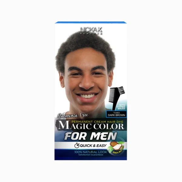 NICKA K Permanent Cream Hair Dye Magic Color for MEN - Image 4