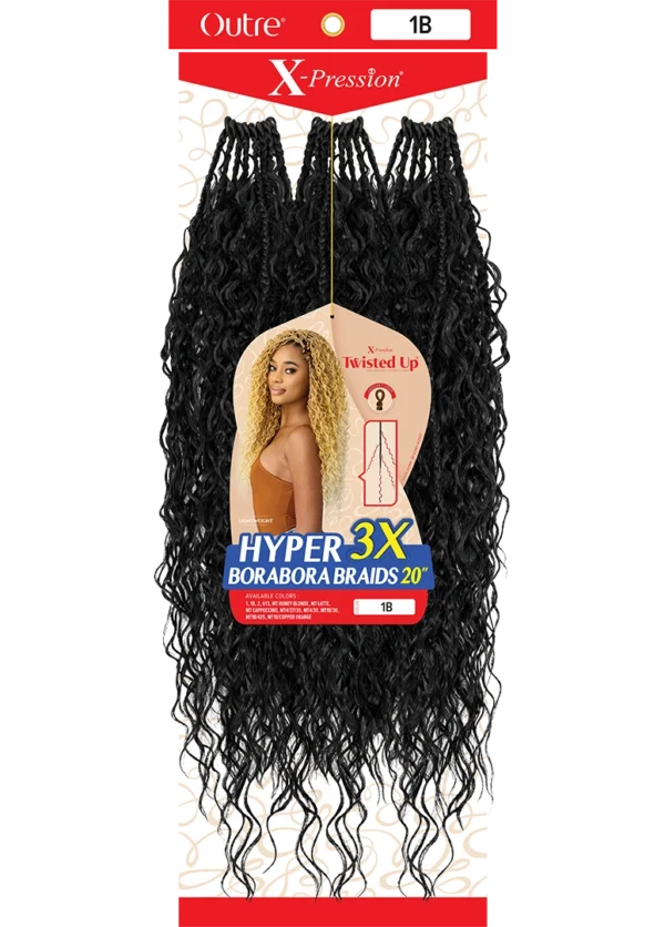 OUTRE X-PRESSION - TWISTED UP - HYPER BORABORA BRAID 20" 3X - Image 4