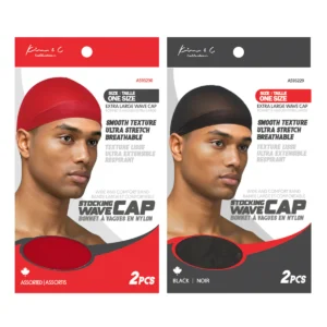 Kim & C Stocking Wave Cap 2pcs