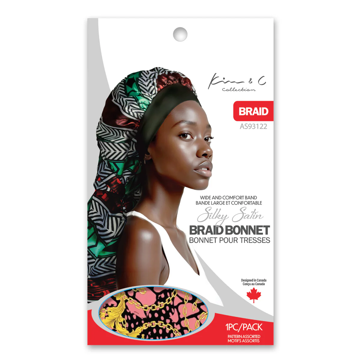 Kim & C Silky Satin Braid Bonnet 25″