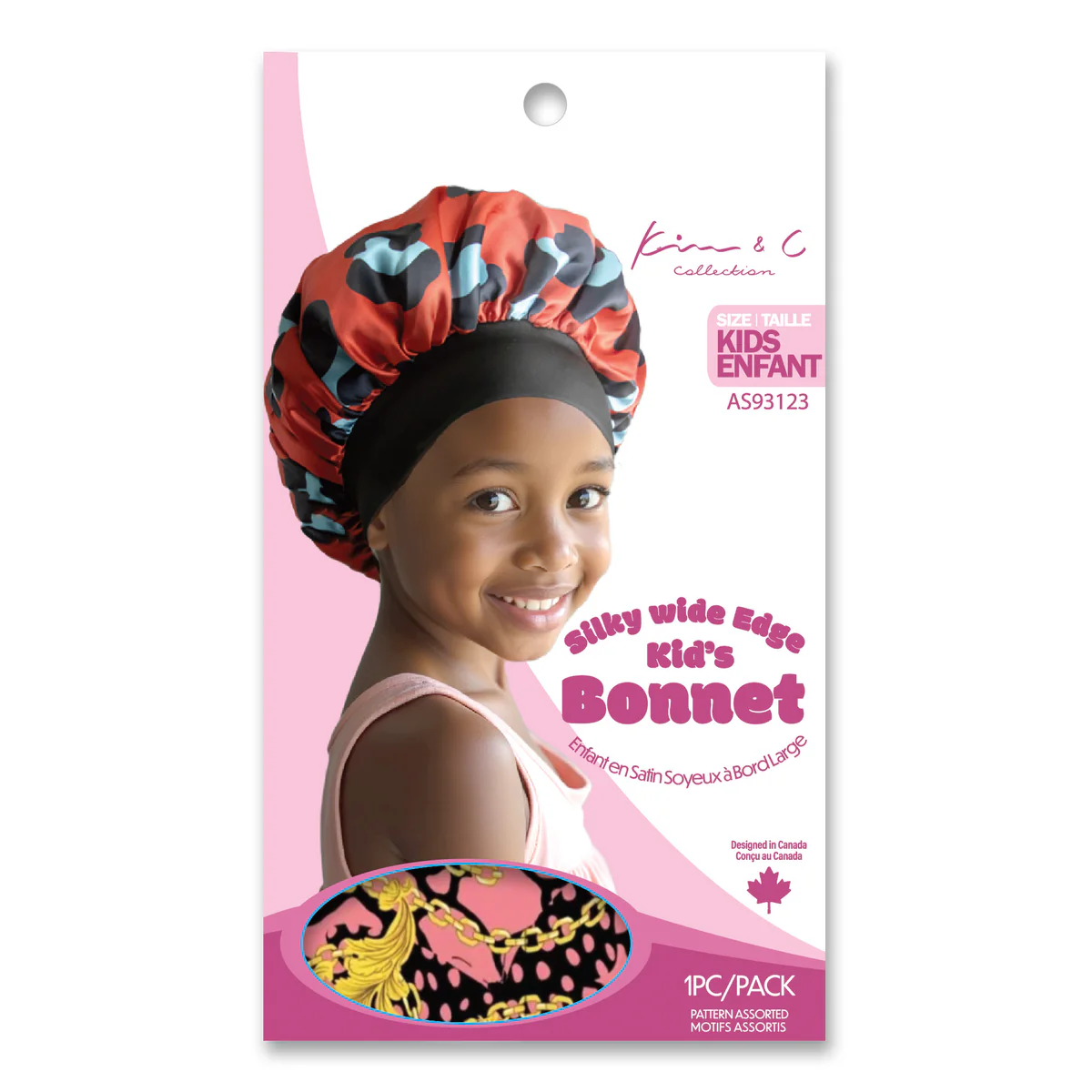 Kim & C Silky Wide Edge Kid’s Bonnet 12″