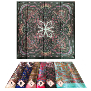 BEAUTY TOWN SILKY SATIN SCARF 35" - #06165