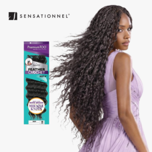 SENSATIONNEL FEATHER CROCHET DEEP 14" (PREMIUM TOO)