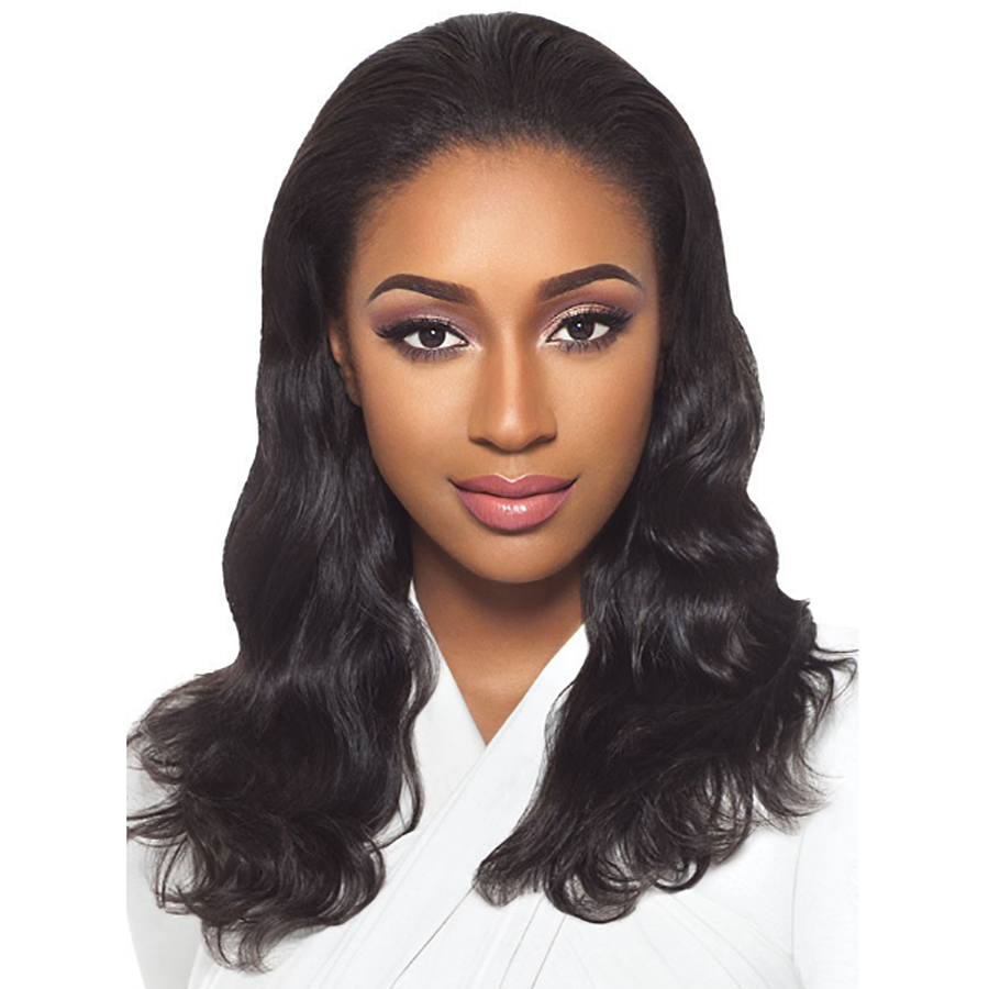 Outre Simply 100 Non Processed Half Wig Brazilian Natural Wave