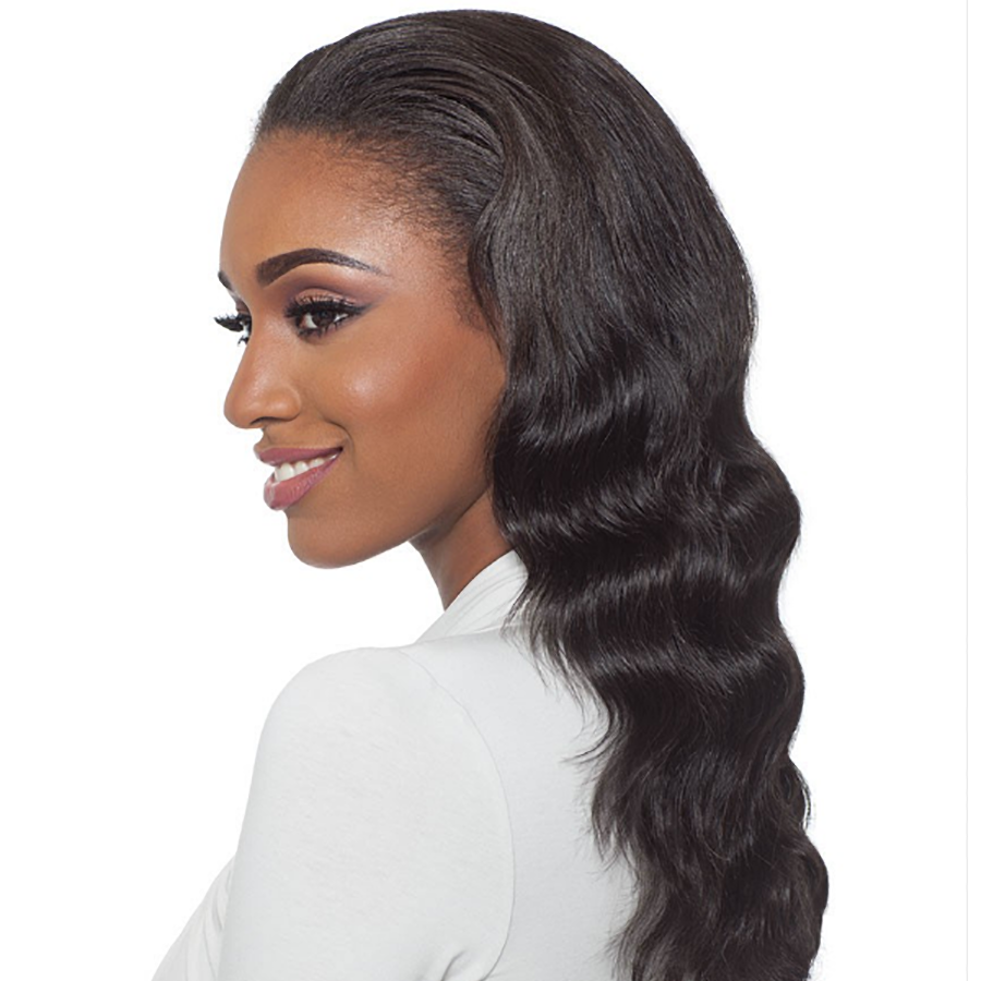 Outre Simply 100 Non Processed Half Wig Brazilian Natural Wave
